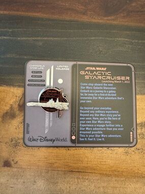 Walt Disney World Star Wars Galactic Starcruiser Commemorative Pin